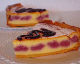 Воздушный чизкейк с лесными ягодами