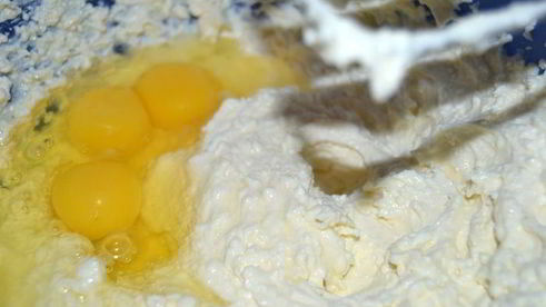 яблочно-маковый чизкейк