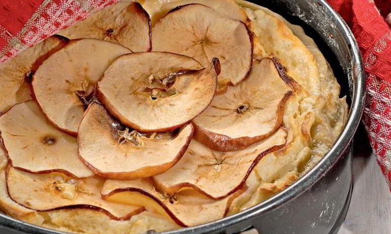 Рецепт яблочного чизкейка