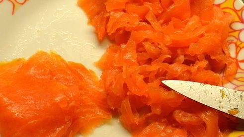 закусочные мини-чизкейки со слабосоленой семгой