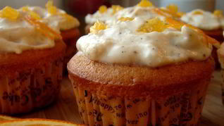 Апельсиновые кексики