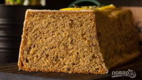 чайный кекс с глазурью