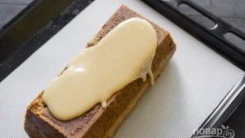 чайный кекс с глазурью