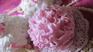 Капкейки кофейно-ореховые Цветочки