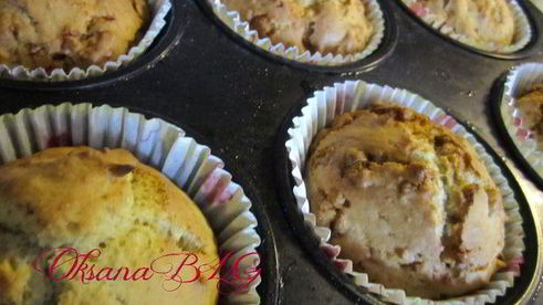 капкейки кофейно-ореховые цветочки