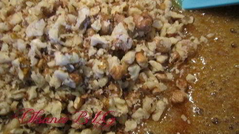 капкейки кофейно-ореховые цветочки