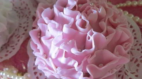 капкейки кофейно-ореховые цветочки