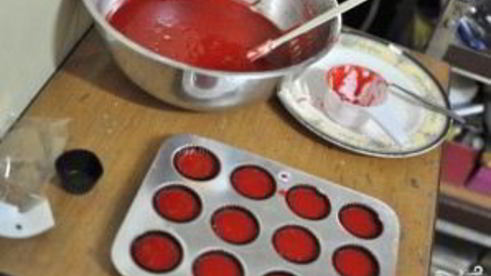 капкейки красный бархат