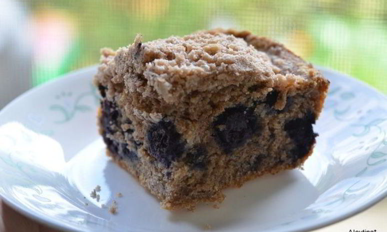 Рецепт кекса кофейного с голубикой