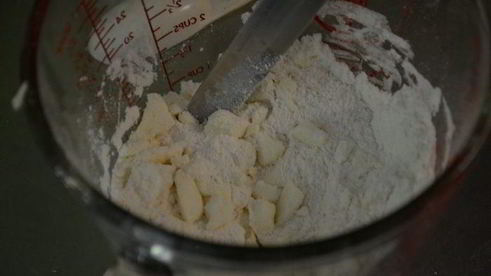 кекс кофейный с голубикой