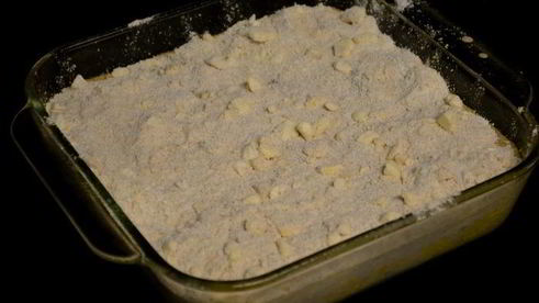 кекс кофейный с голубикой