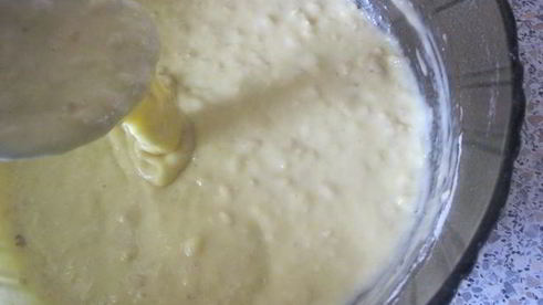 кекс на молоке с овсяными хлопьями