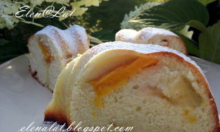 Рецепт кекса персикового нежного