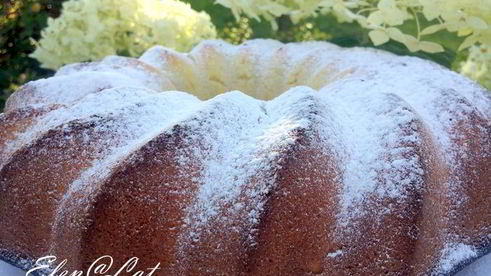 кекс персиковый нежный