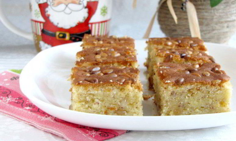 Рецепт кекса с кедровыми орешками