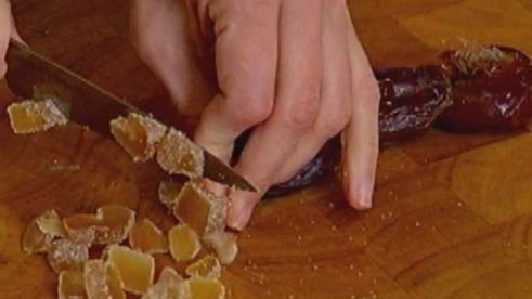 кекс с папайей и орехами