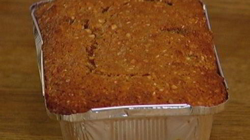 кекс с папайей и орехами