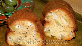 Кекс с виноградом