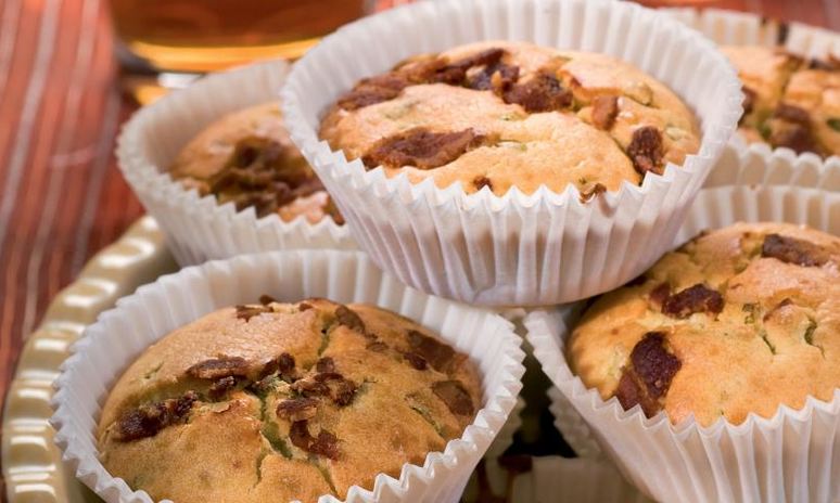 Рецепт кексов с беконом