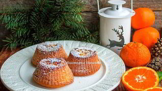 Кексы с мандарином