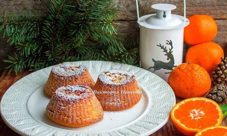 Рецепт кексов с мандарином