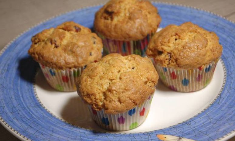 Рецепт кексов с вяленой клюквой