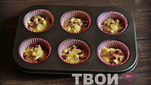 кексы с ягодами