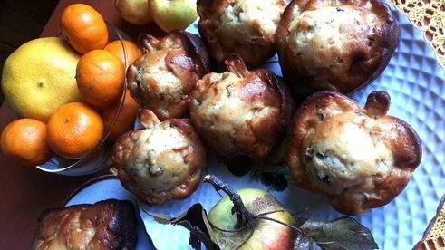 кексы яблочки в сгущенке