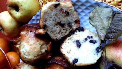 кексы яблочки в сгущенке