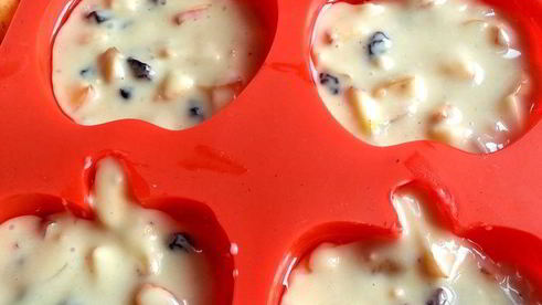 кексы яблочки в сгущенке