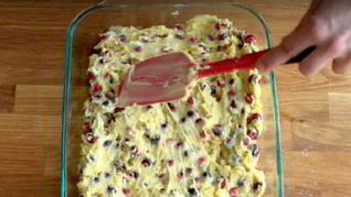 Клюквенно-апельсиновый кекс