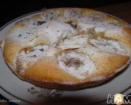 Кукурузный кекс с бананом