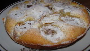 Кукурузный кекс с бананом