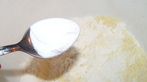 кукурузный кекс с бананом