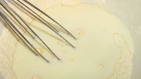 кукурузный кекс с бананом