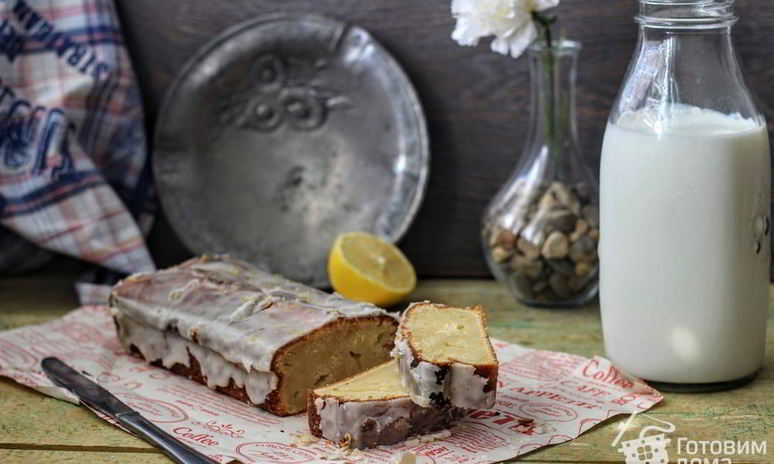 Рецепт лимонного кекса необычного
