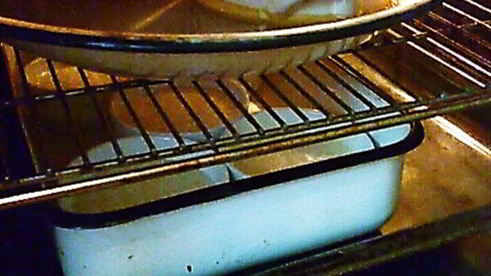 лимонный кекс-пудинг