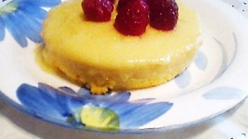 лимонный кекс-пудинг