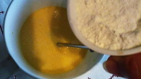 лимонный кекс-пудинг