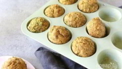 лимонные кексы с цукини