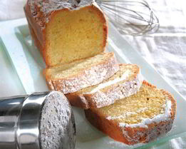 Миндальный кекс с оливковым маслом и апельсиновой цедрой