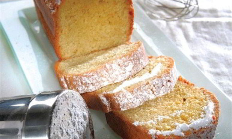 Рецепт миндального кекса с оливковым маслом и апельсиновой цедрой