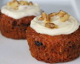 Морковно-апельсиновые капкейки