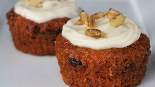 Морковно-апельсиновые капкейки