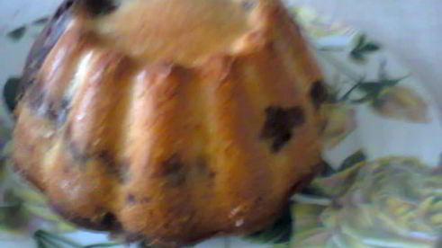 мраморный кекс с творогом