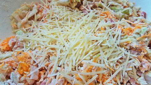 несладкие кексы с кабачком и тыквой