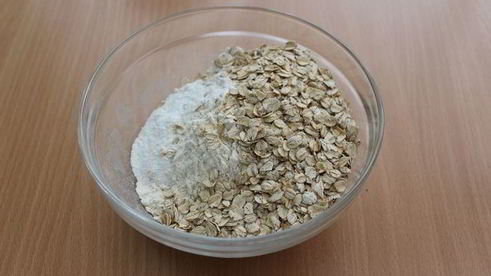 постные банановые кексы с овсяными хлопьями