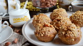 Постные кофейные кексы