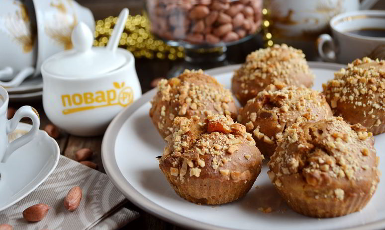 Рецепт постных кофейных кексов