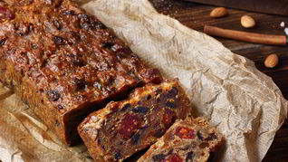 Рождественский фруктовый кекс